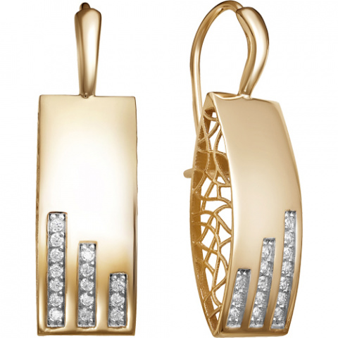  Золотые серьги rsd-3587 фото 1
